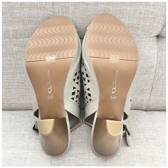 NEW Chinese Laundry Laser Cut Peep Toe Heel Sandal Size 9.5 - Picture 9 of 15